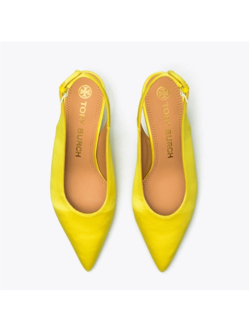 Tory Burch Satin Slingback Pump - Picture 2 of 5